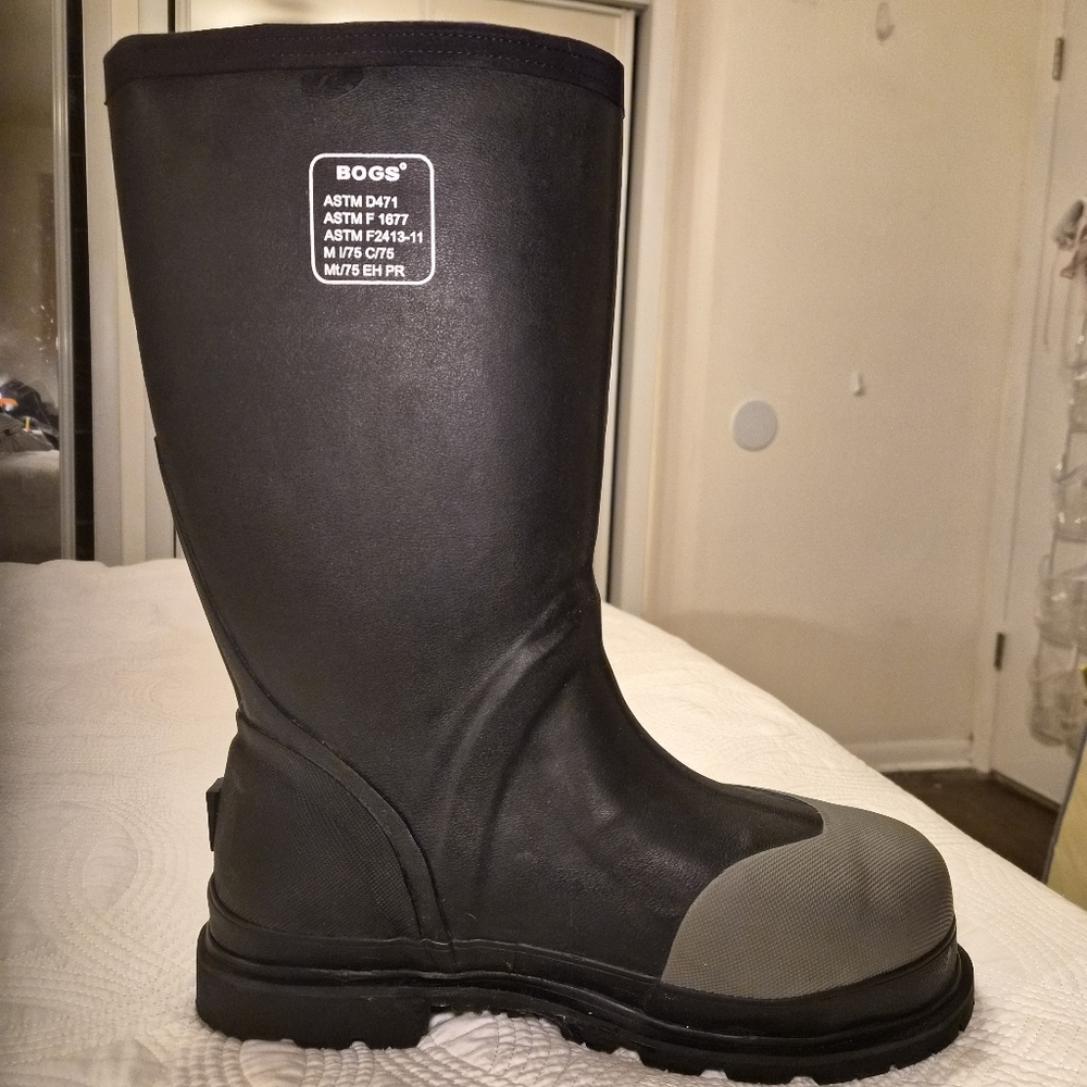 VGUC Bogs Rancher Forge Steel Toe Work Boot Mens 9 Waterproof - Picture 5 of 15